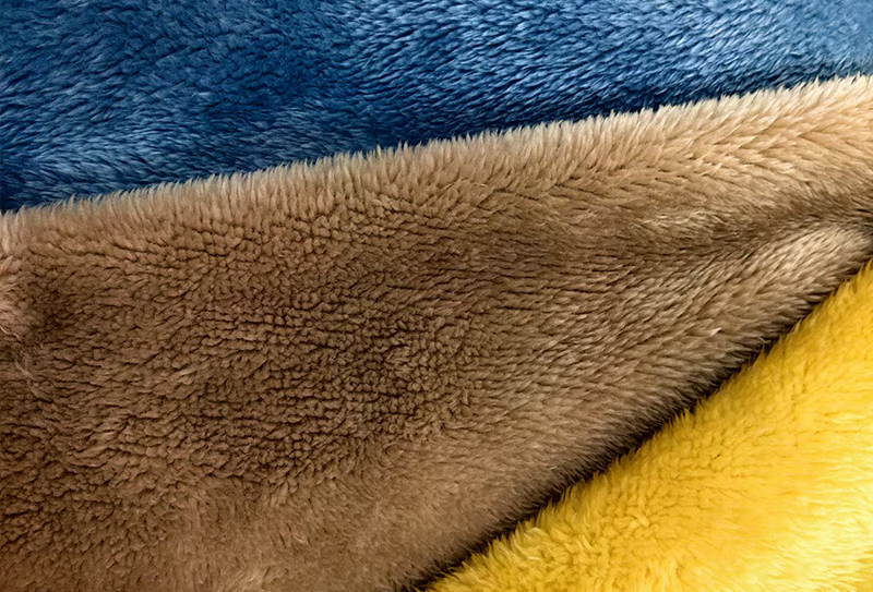 270gsm 185cm Çift taraflı arktik kadife küçük parçacık peluş kumaş