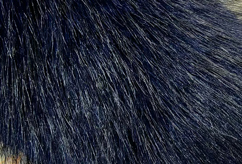 850mg * 185cm Boyalı uç tilki kürkü peluş kumaş 850mg * 185cm Boyalı uç tilki kürkü peluş kumaş