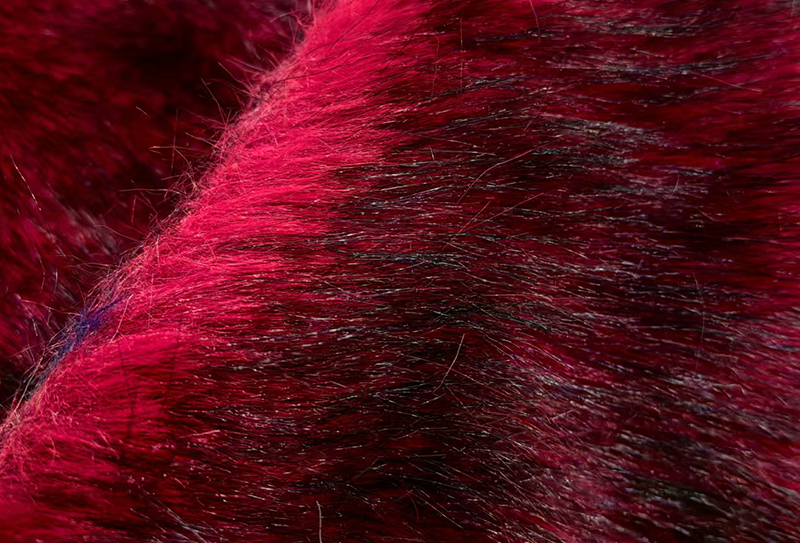 850mg * 185cm Boyalı uç tilki kürkü peluş kumaş 850mg * 185cm Boyalı uç tilki kürkü peluş kumaş
