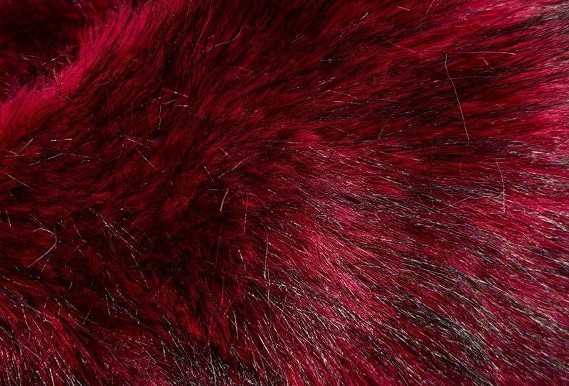 850mg * 185cm Boyalı uç tilki kürkü peluş kumaş 850mg * 185cm Boyalı uç tilki kürkü peluş kumaş