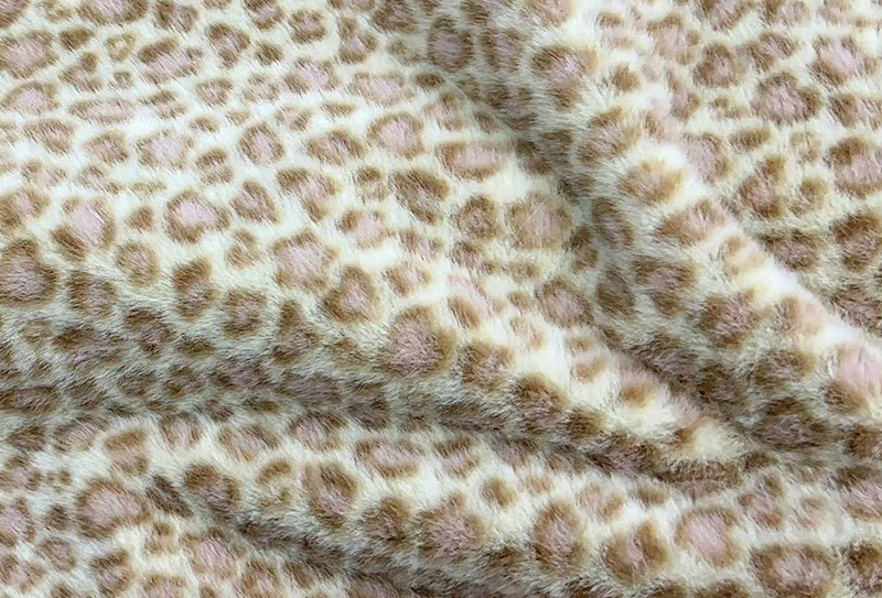 160mm genişlik Avrupa vizon baskılı leopar desenli sahte vizon kumaş 160mm genişlik Avrupa vizon baskılı leopar desenli sahte vizon kumaş